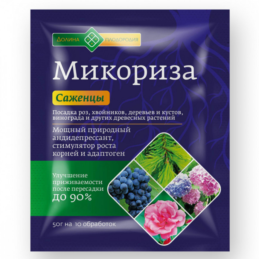 Микориза Саженцы  50г,