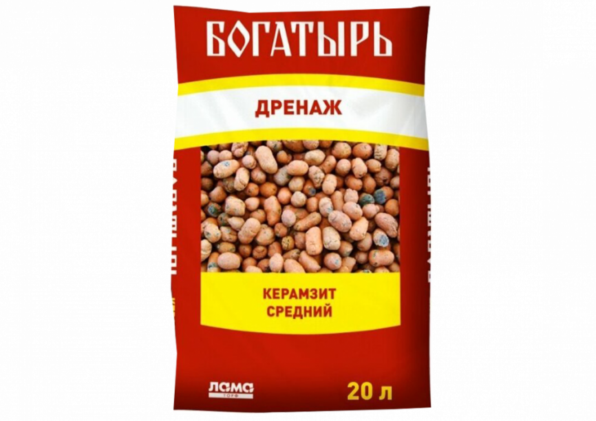 Керамзит средний  дренаж" 40л